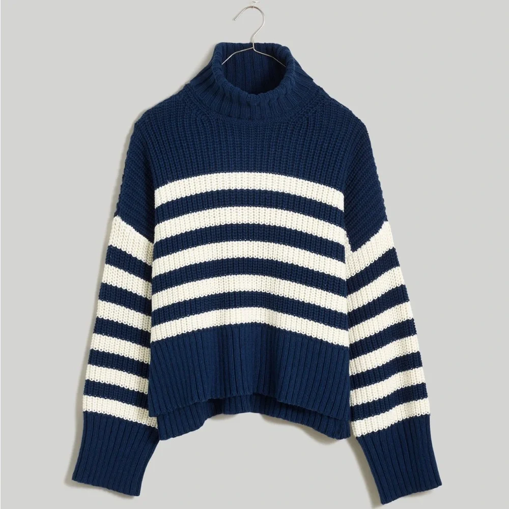 Madewell Wide Rib Turtleneck Sweater - Picture 6 of 6
